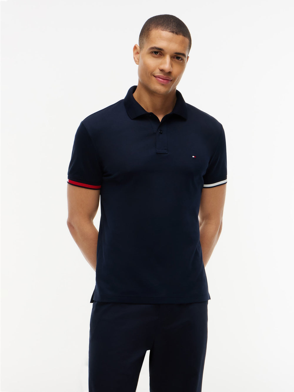 Slim Fit Interlock Polo