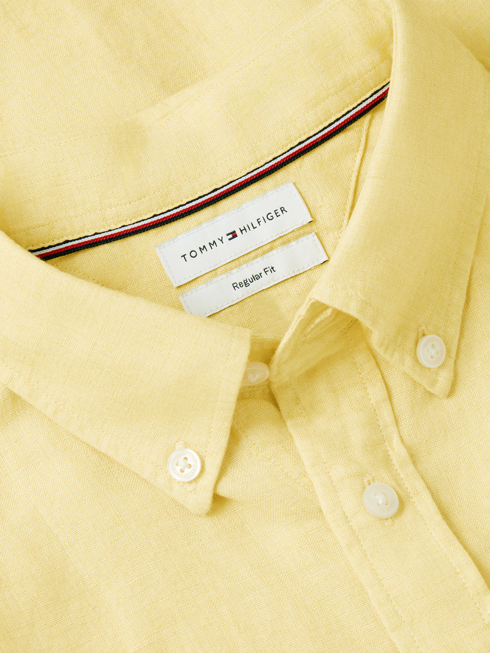 Regular Fit Solid Linen Shirt