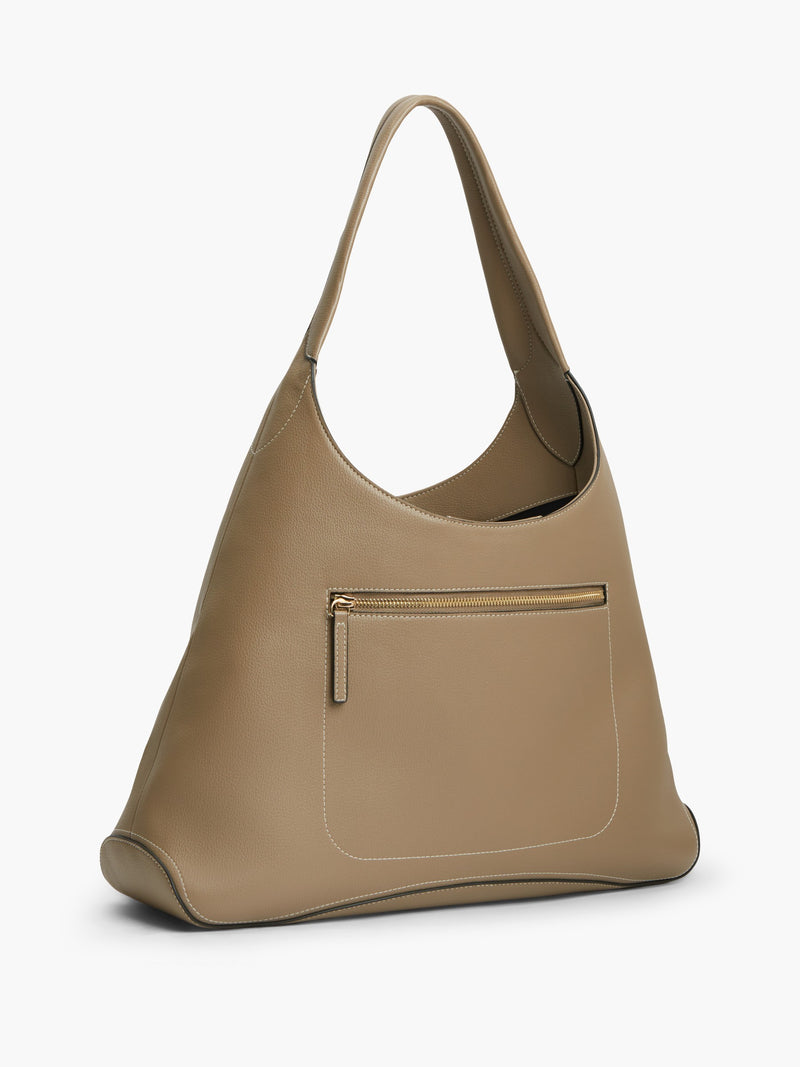 Solid Pu Shoulder Bag
