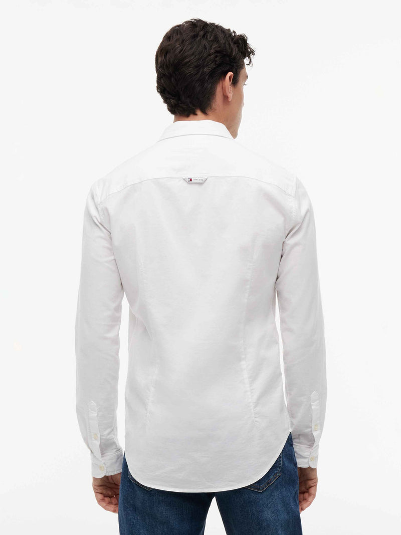 Slim Fit Solid Oxford Shirt