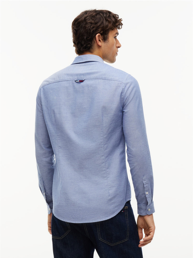 Slim Fit Solid Oxford Shirt