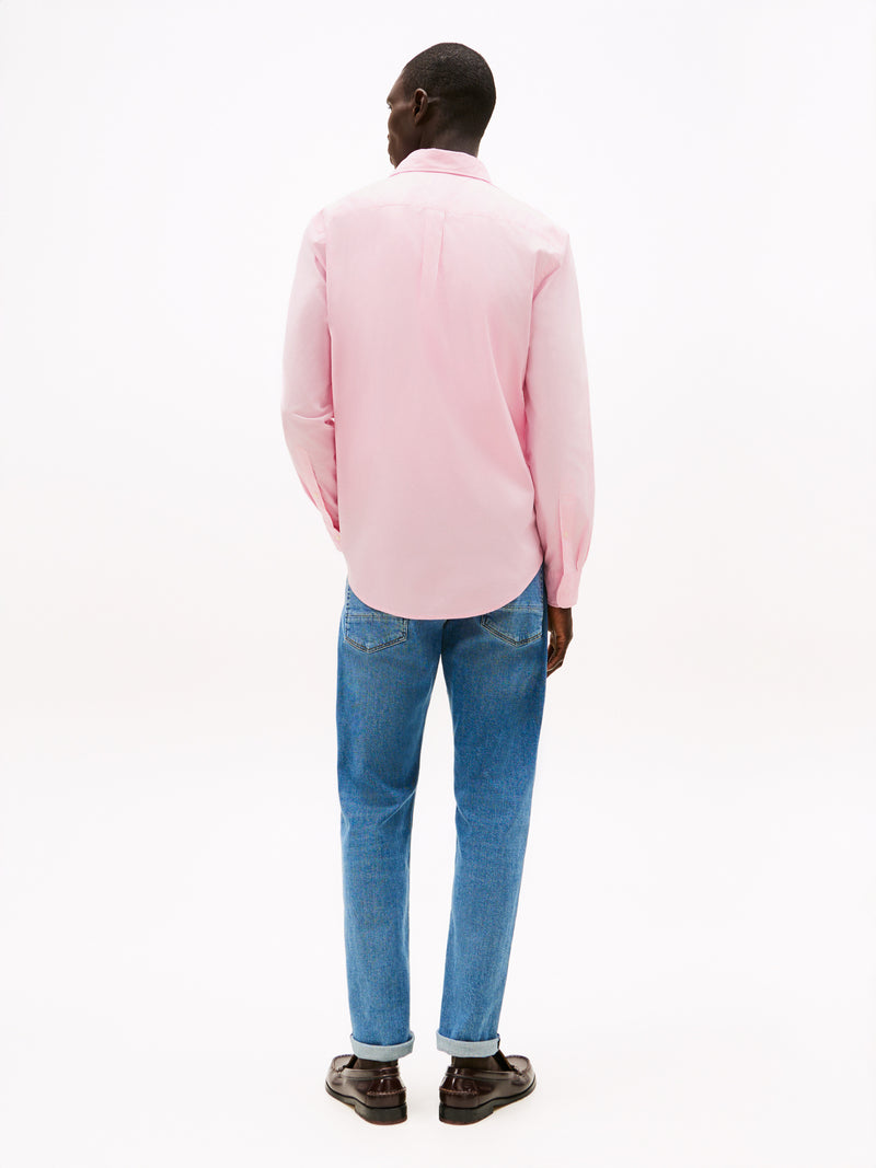 Regular Fit Solid Poplin Shirt