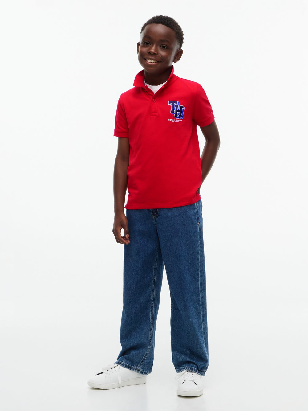 Kids Stretch Polo