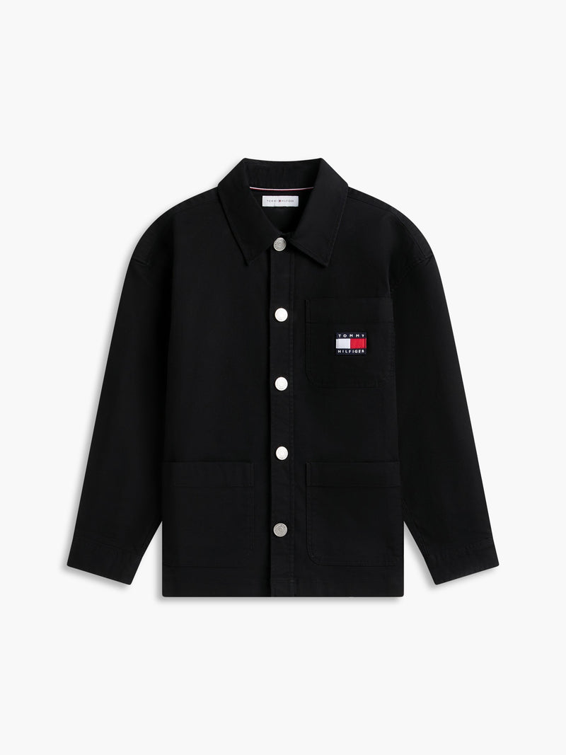 Kids Stretch Solid Shirt
