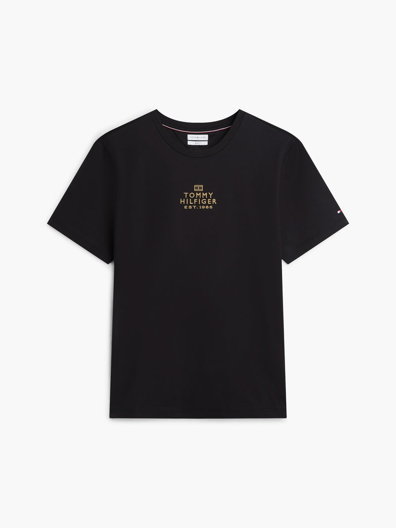 Regular Fit Embroidered Interlock Tshirt