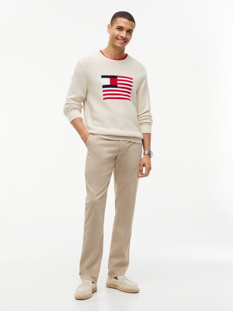 Denton Slim Straight Fit Solid Trouser