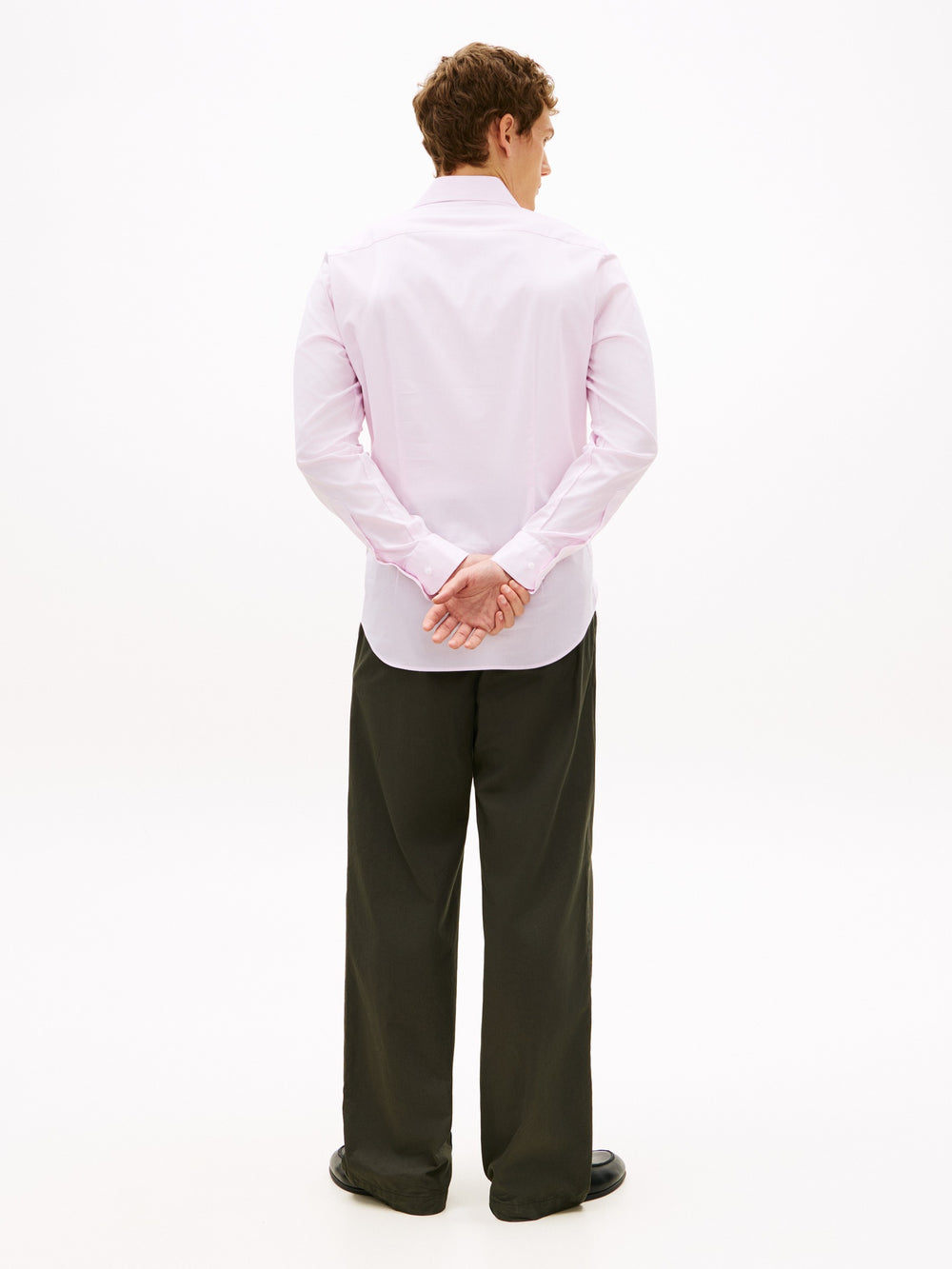 Slim Fit Stripe Poplin Shirt