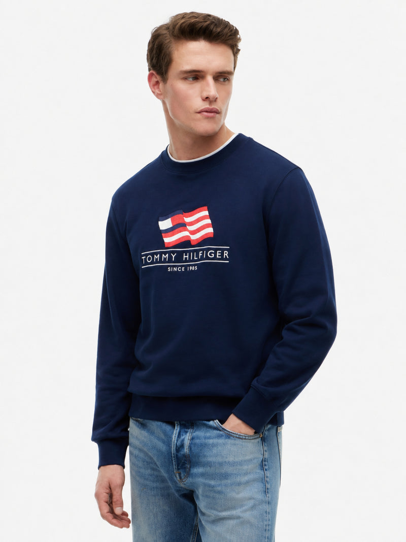 Flag Logo Terry Pullover
