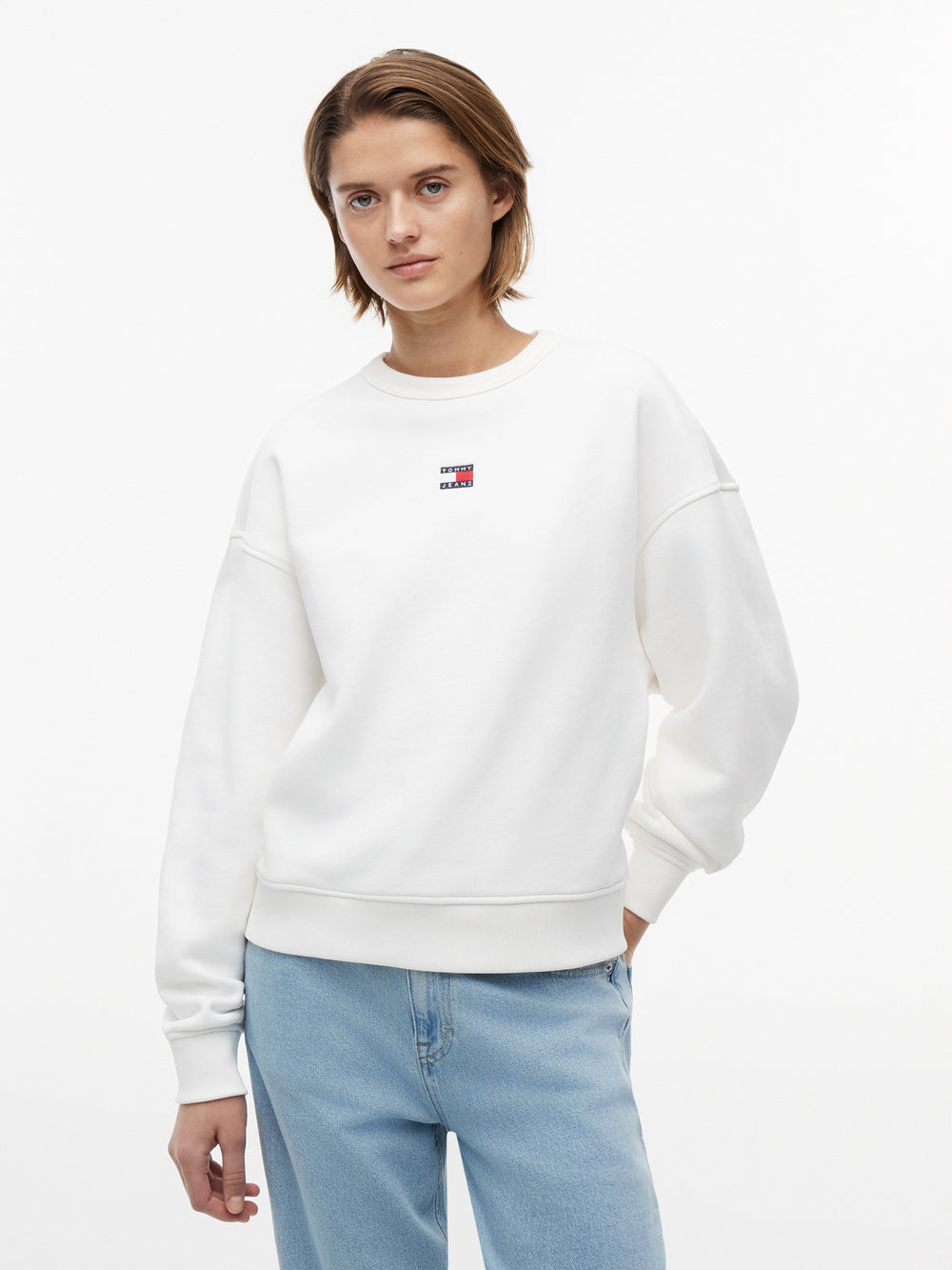 Relaxed Fit Terry Pullover