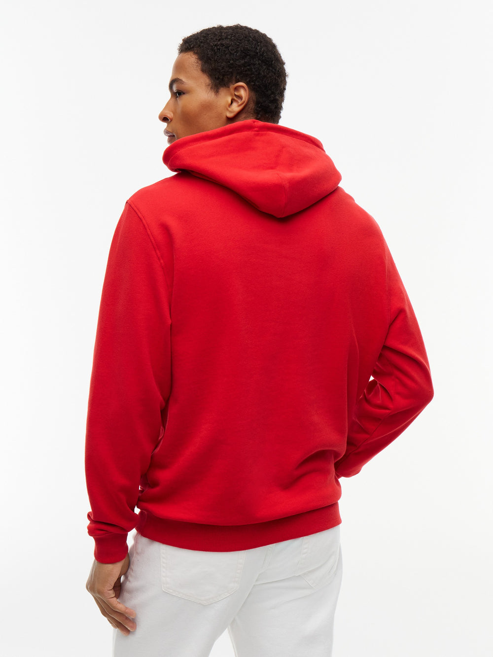 Regular Fit Suede Terry Hooded Sweatshirt
