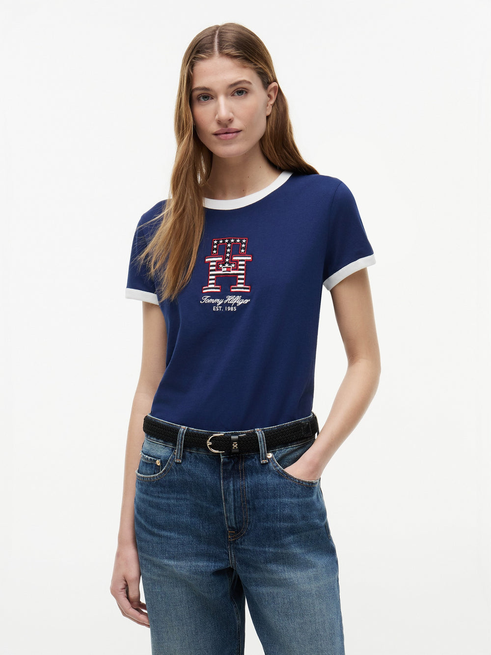 Solid Regular Fit Half Sleeve Cotton Jersey T-Shirt