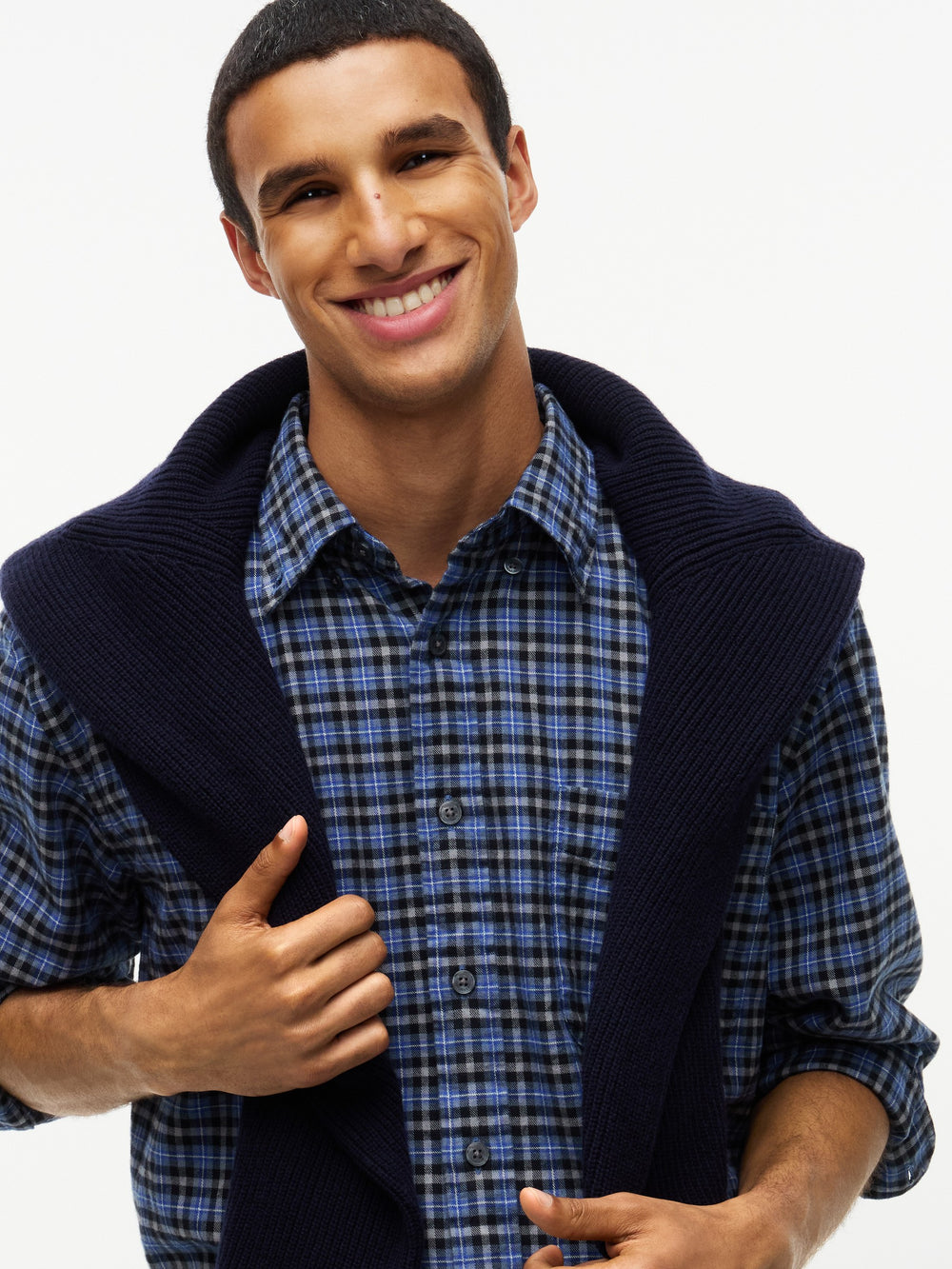Relaxed Fit Check Flannel Shirt