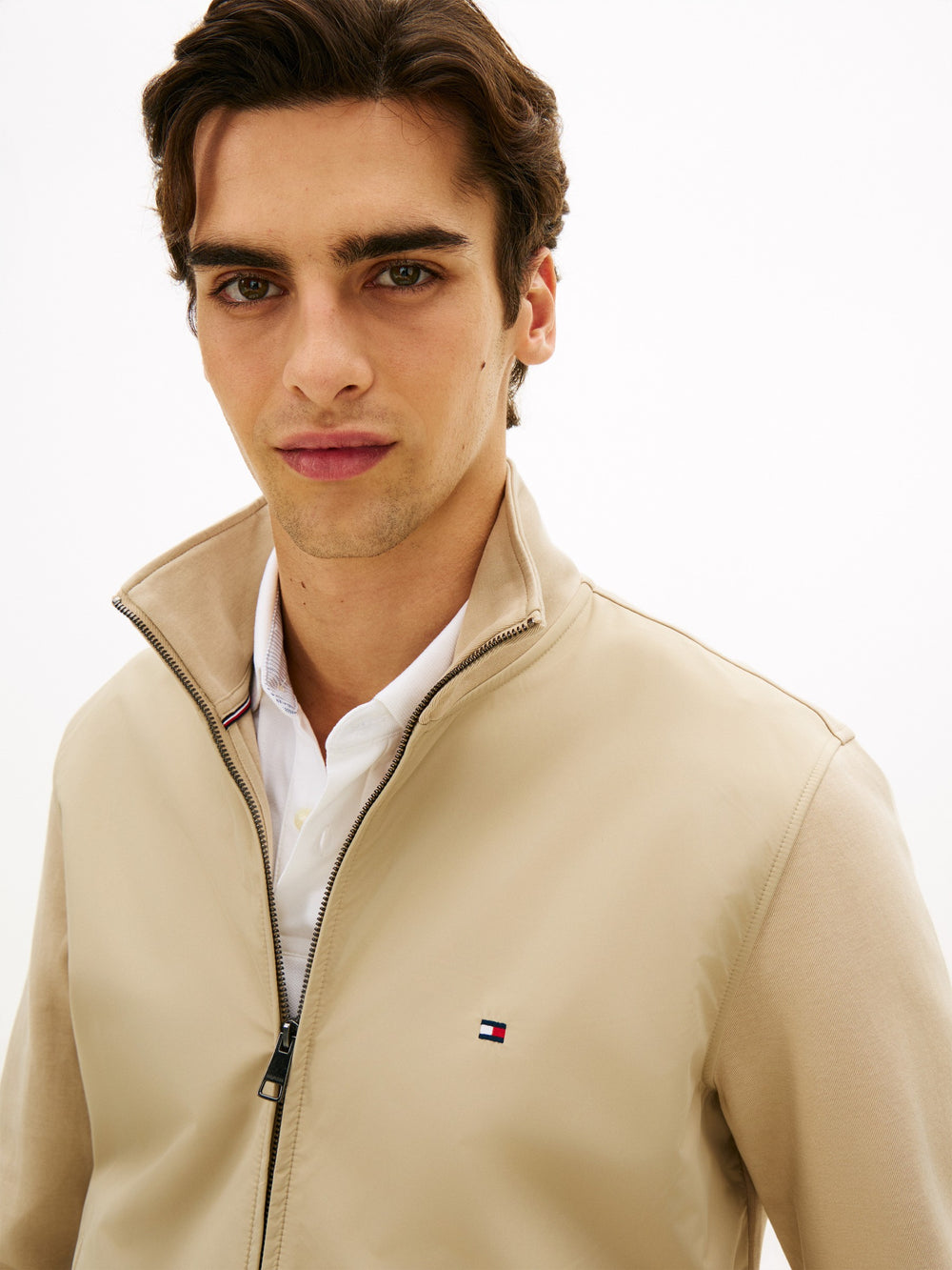 Regular Fit Mix Media Jacket