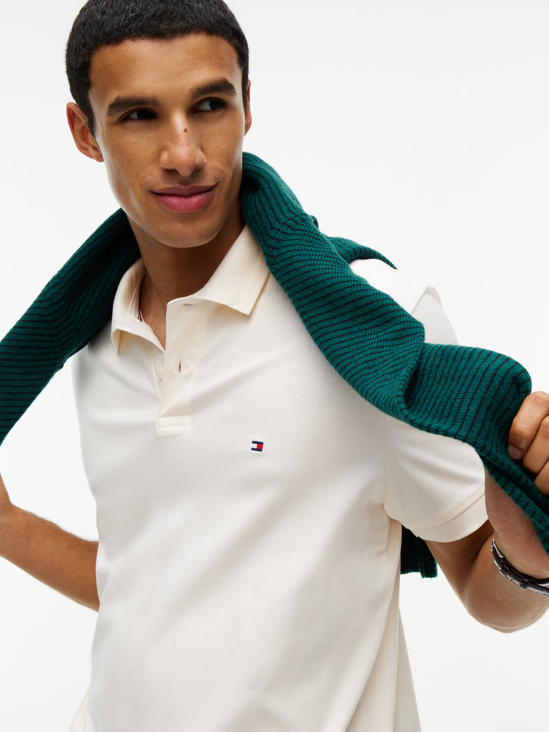 Regular Fit Jacquard Interlock Polo