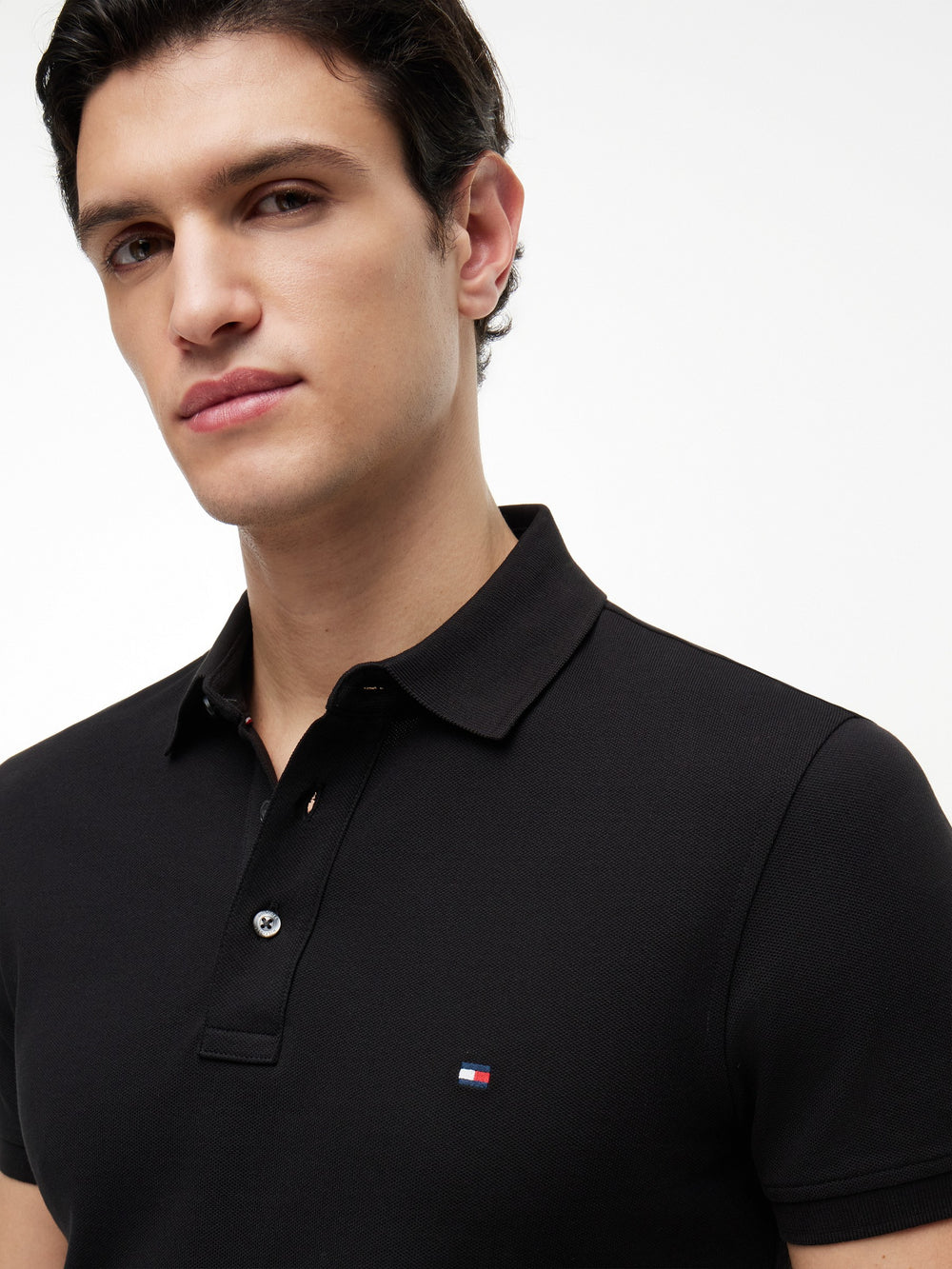 Slim Fit Solid Pique Polo