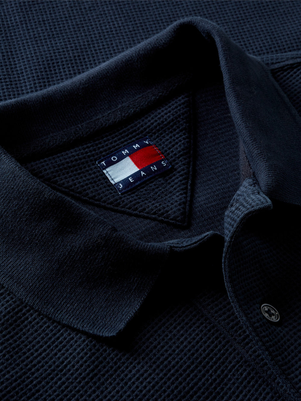 Regular Fit Waffle Polo