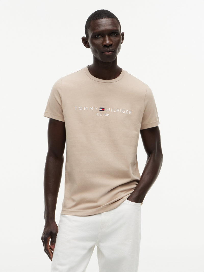 Slim Fit Chest Logo Jersey Tshirt