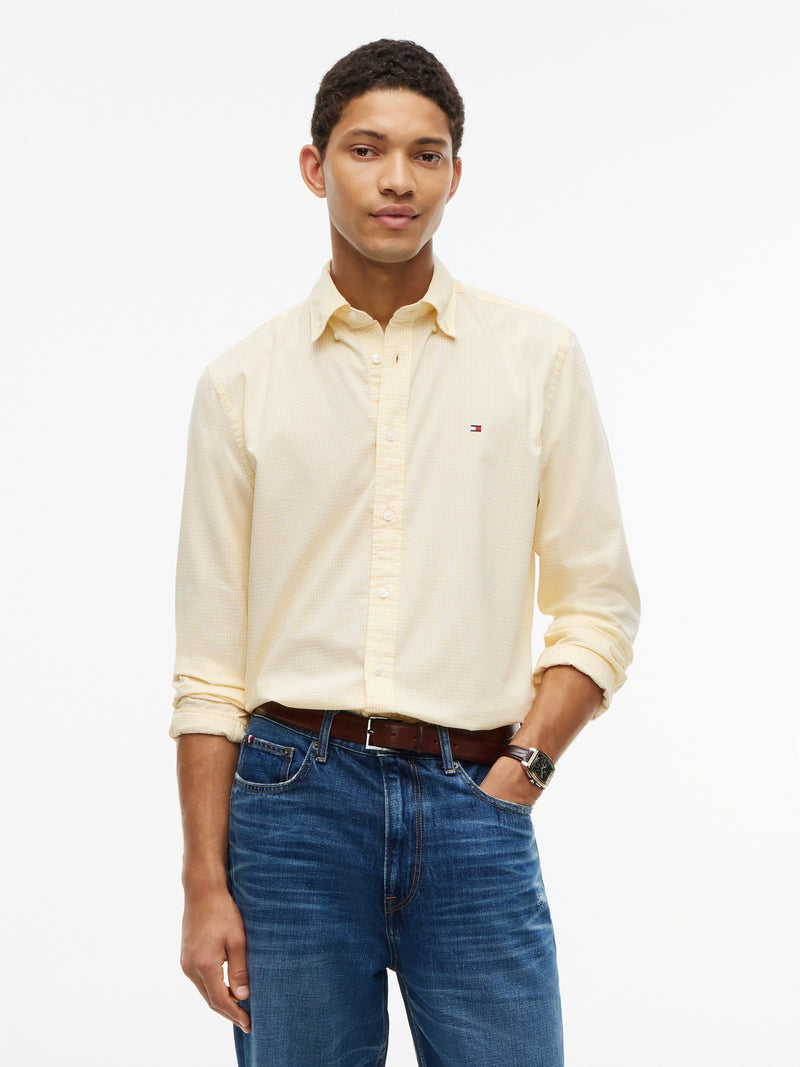 Regular Fit Check Poplin Shirt