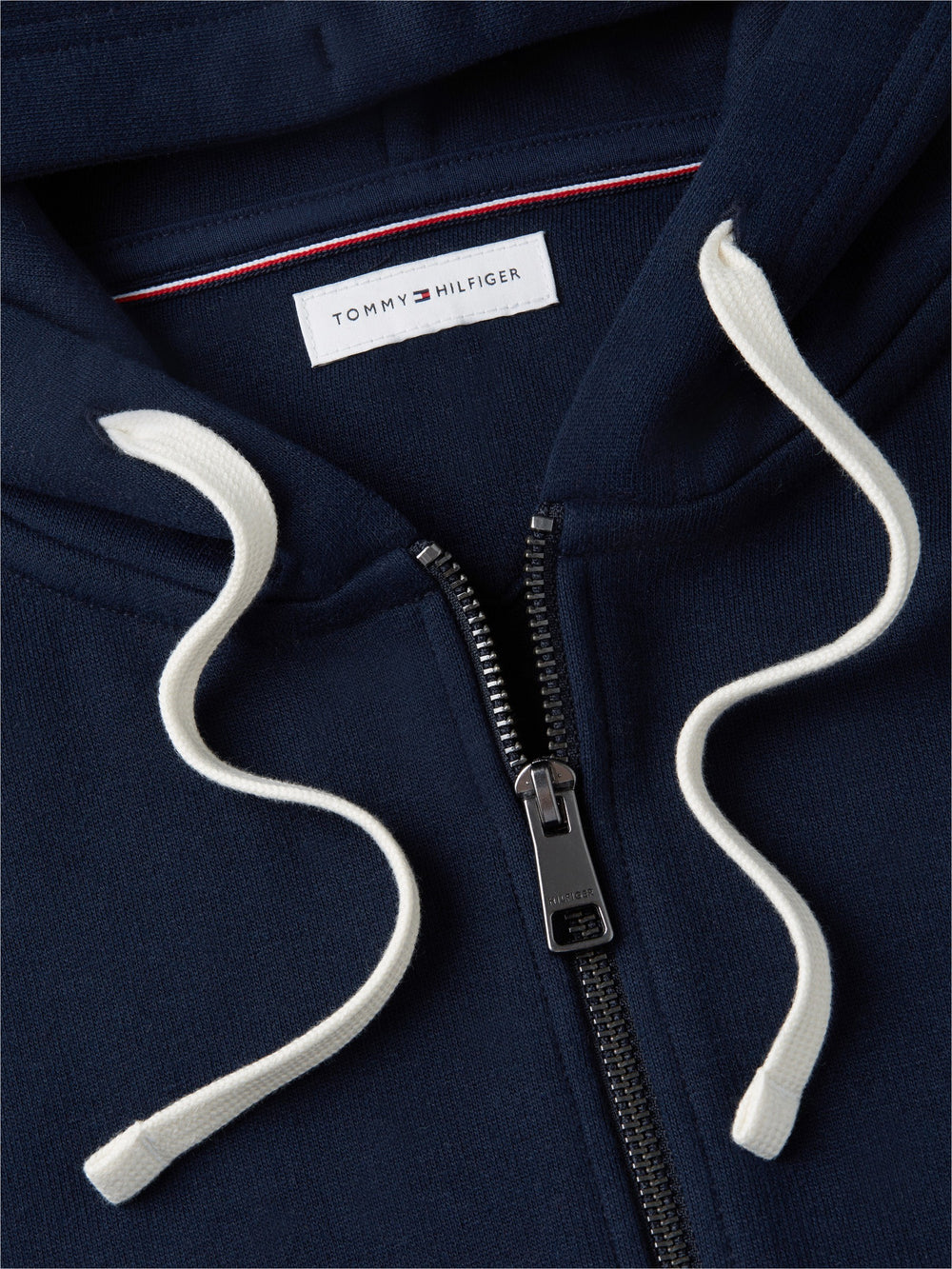 Zip Thru Solid Fleece Hoodie