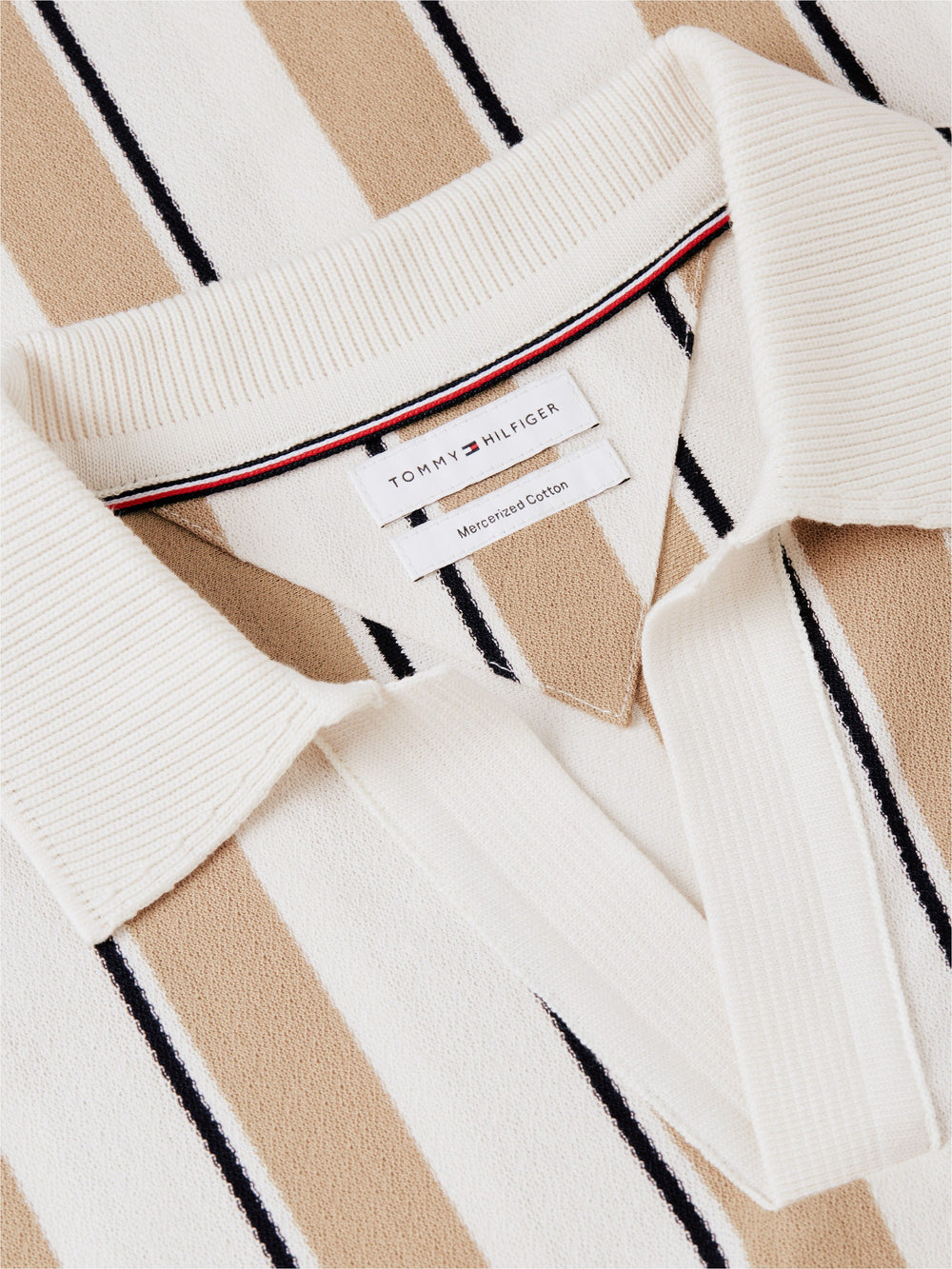 Johnny Collar Crepe Polo