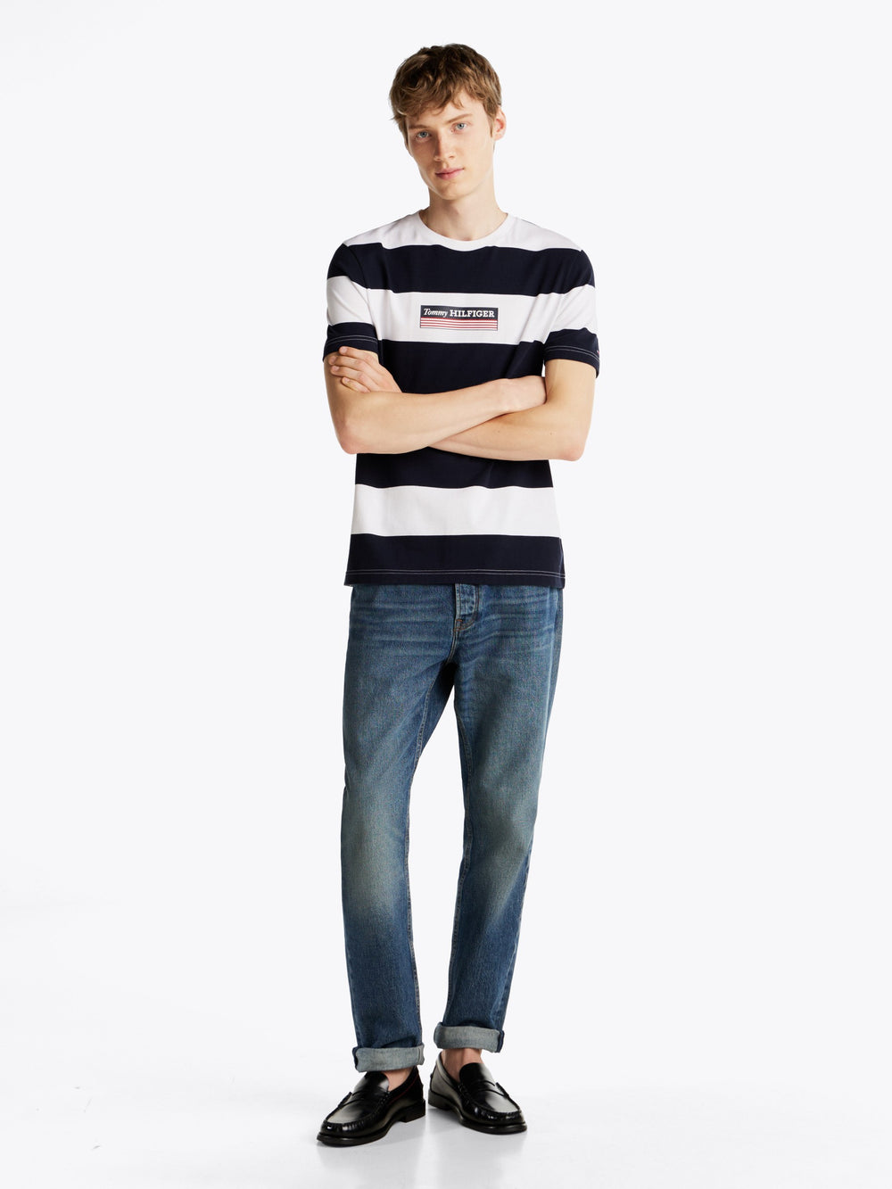 Regular Fit Striped Tshirt