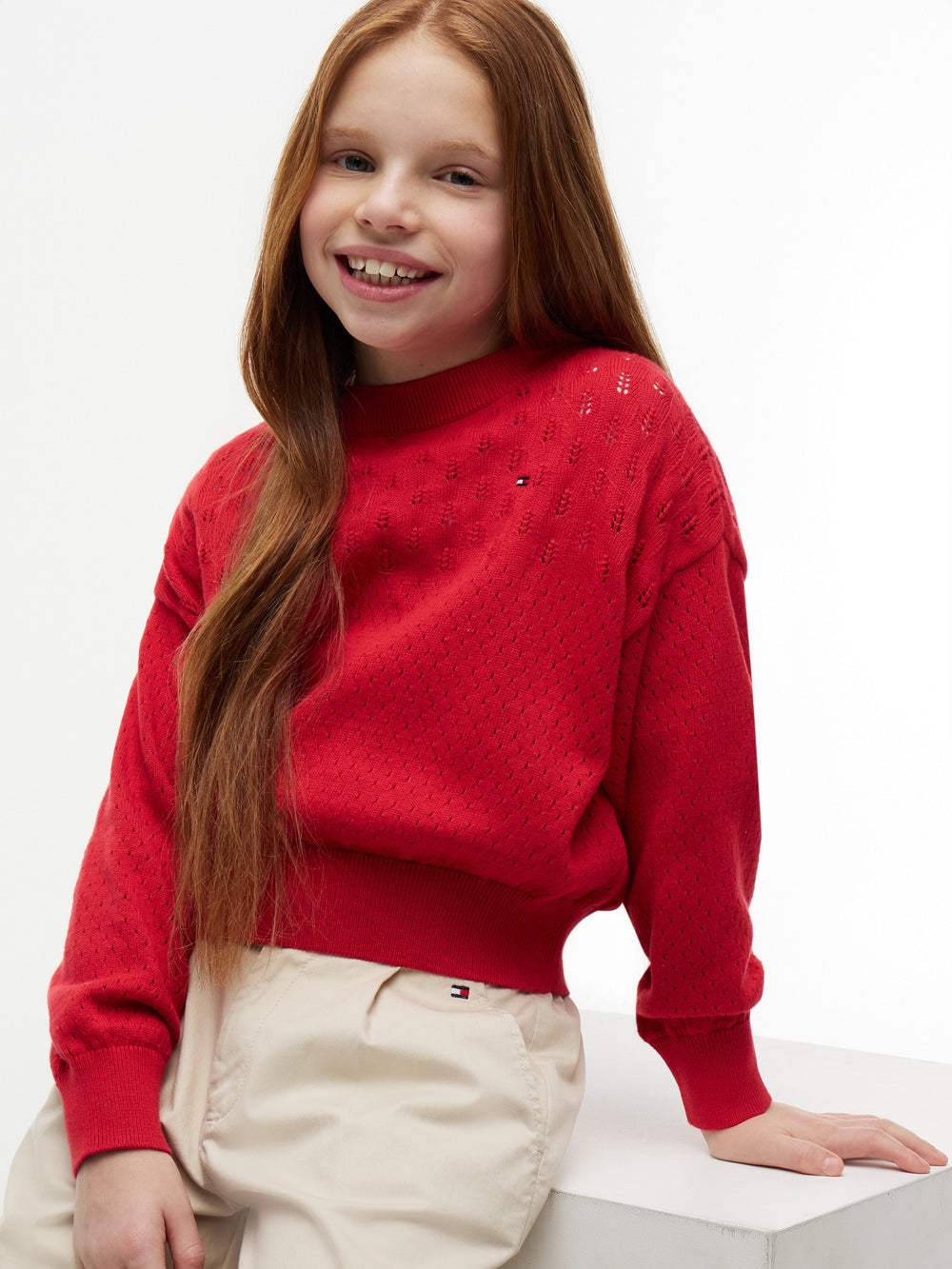 Kids Pointelle Sweater
