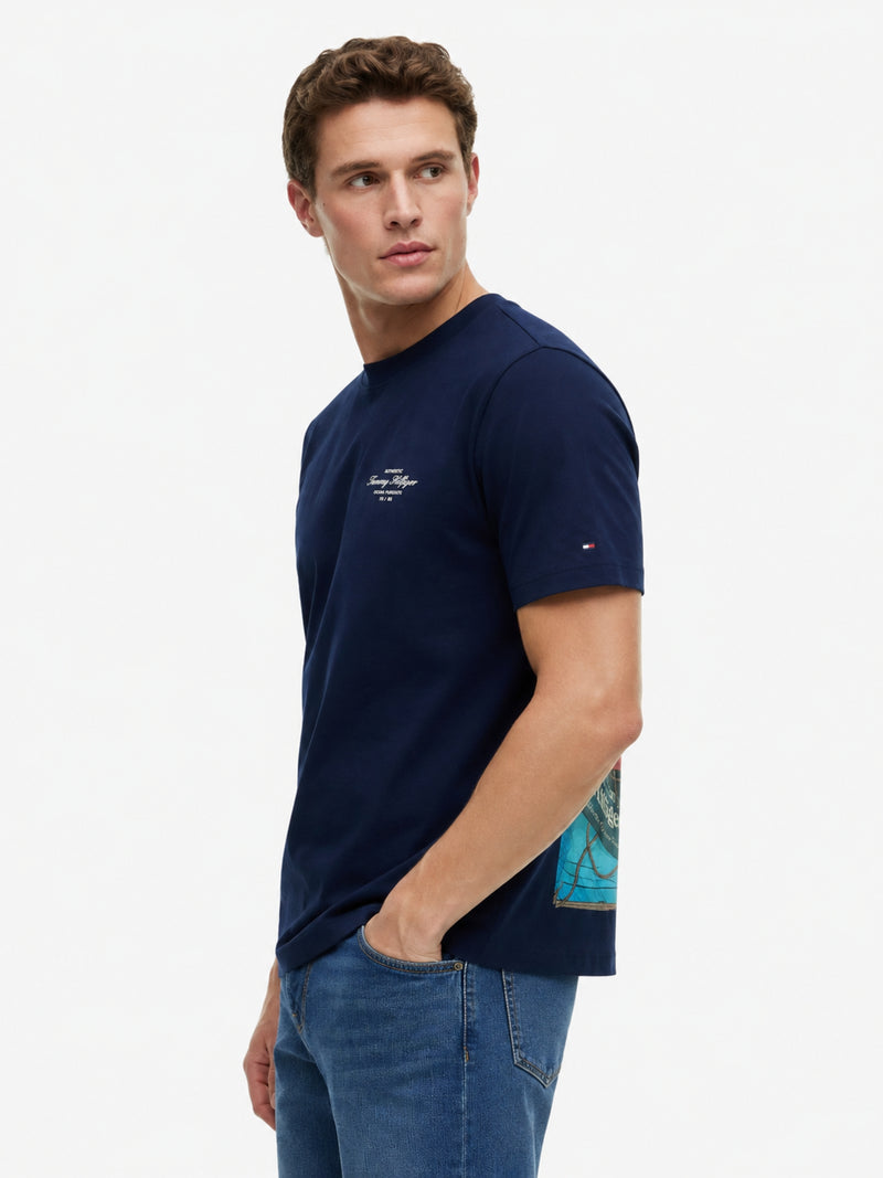 Regular Fit Back Print Tshirt