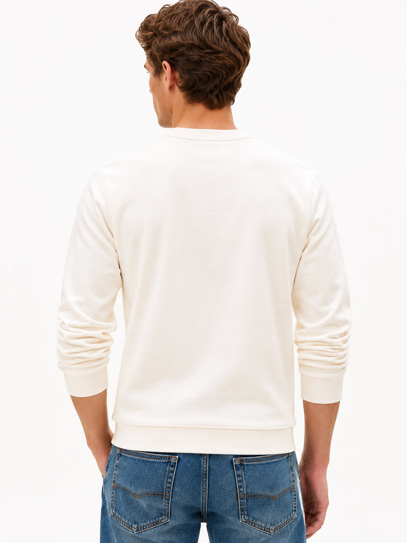 Regular Fit Embroidered Interlock Pullover
