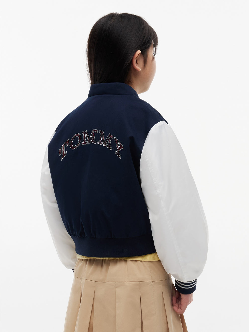 Kids Color Block Bomber Jacket