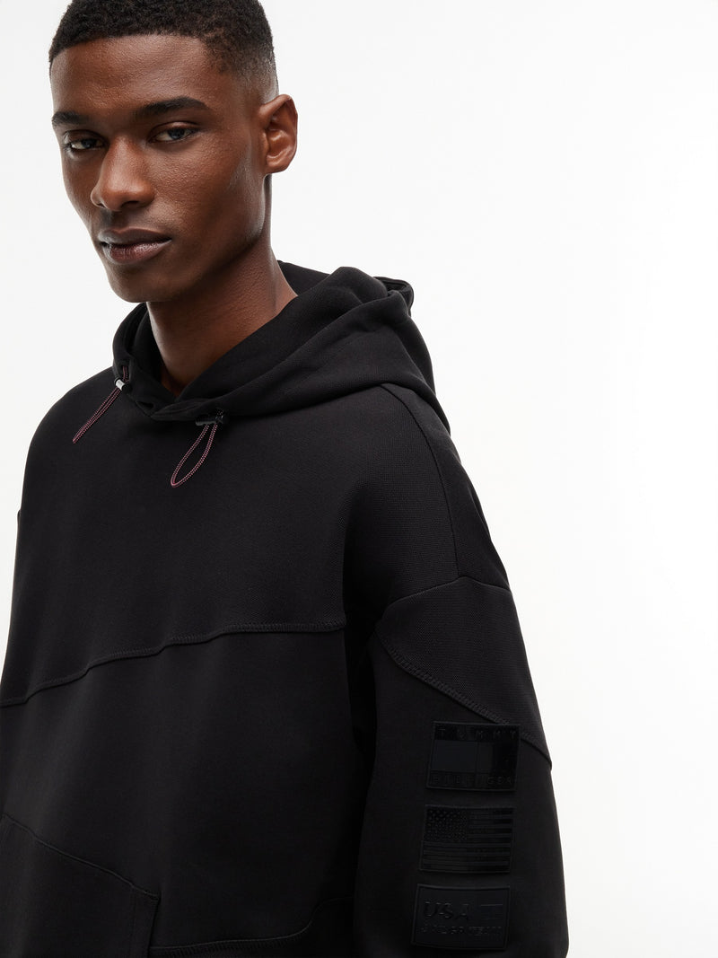 Relaxed Fit Solid Hoodie