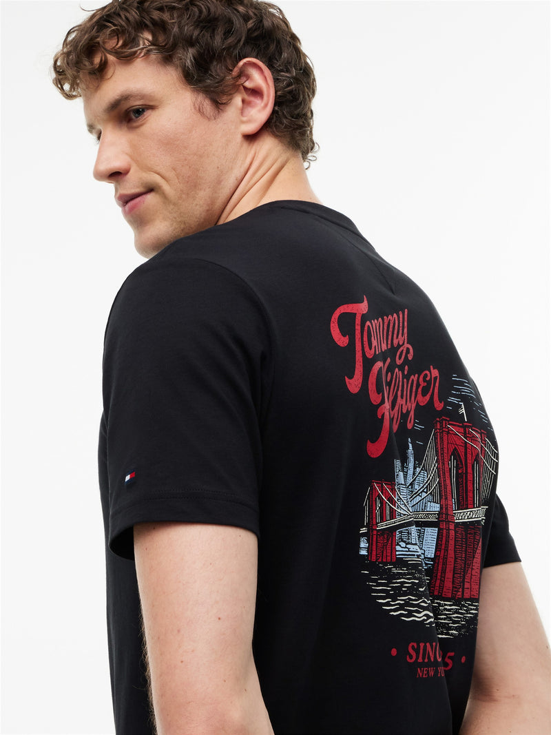 Regular Fit Back Print Tshirt