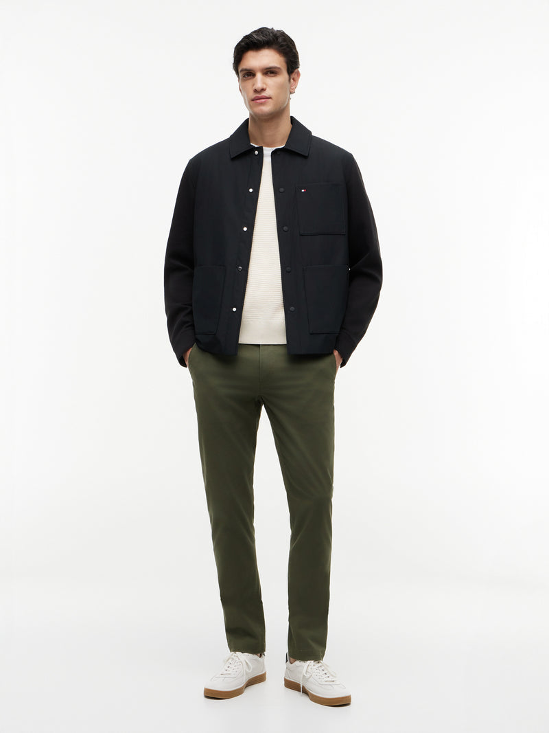 Regular Fit Mix Media Jacket