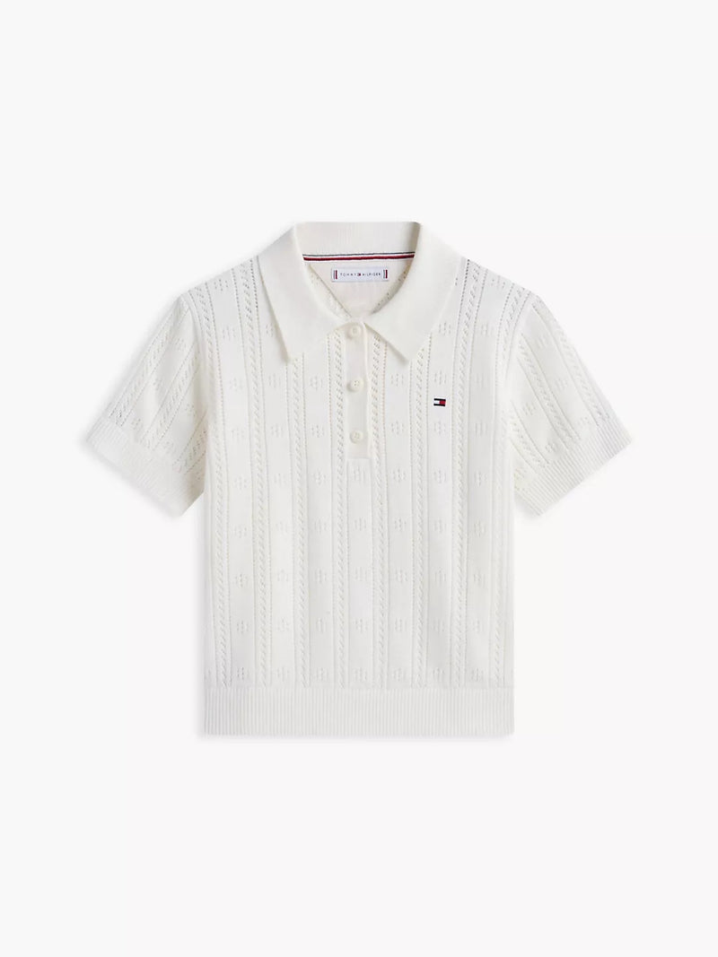 Kids Pointelle Polo