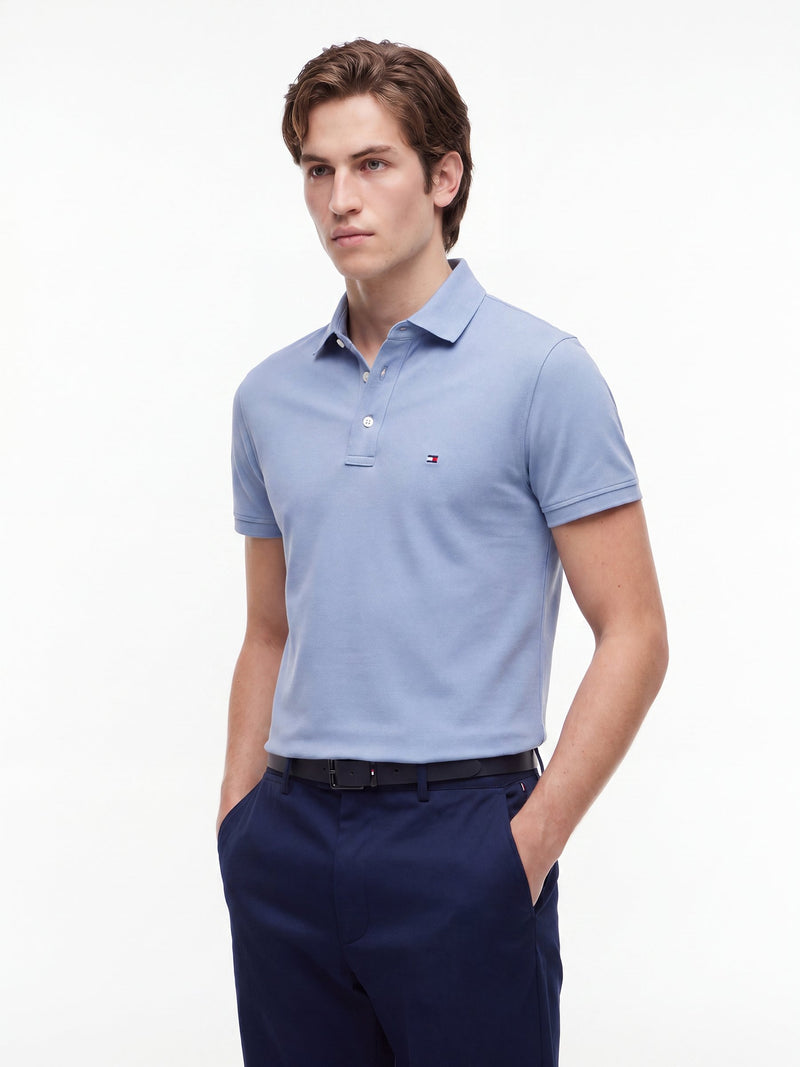 Slim Fit Solid Pique Polo