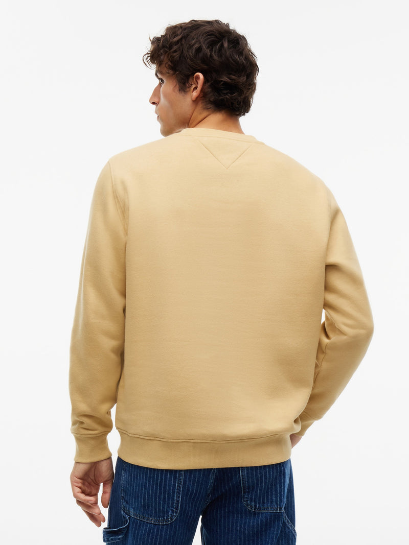 Regular Fit Fleece Crew Neck Sweatshirt
