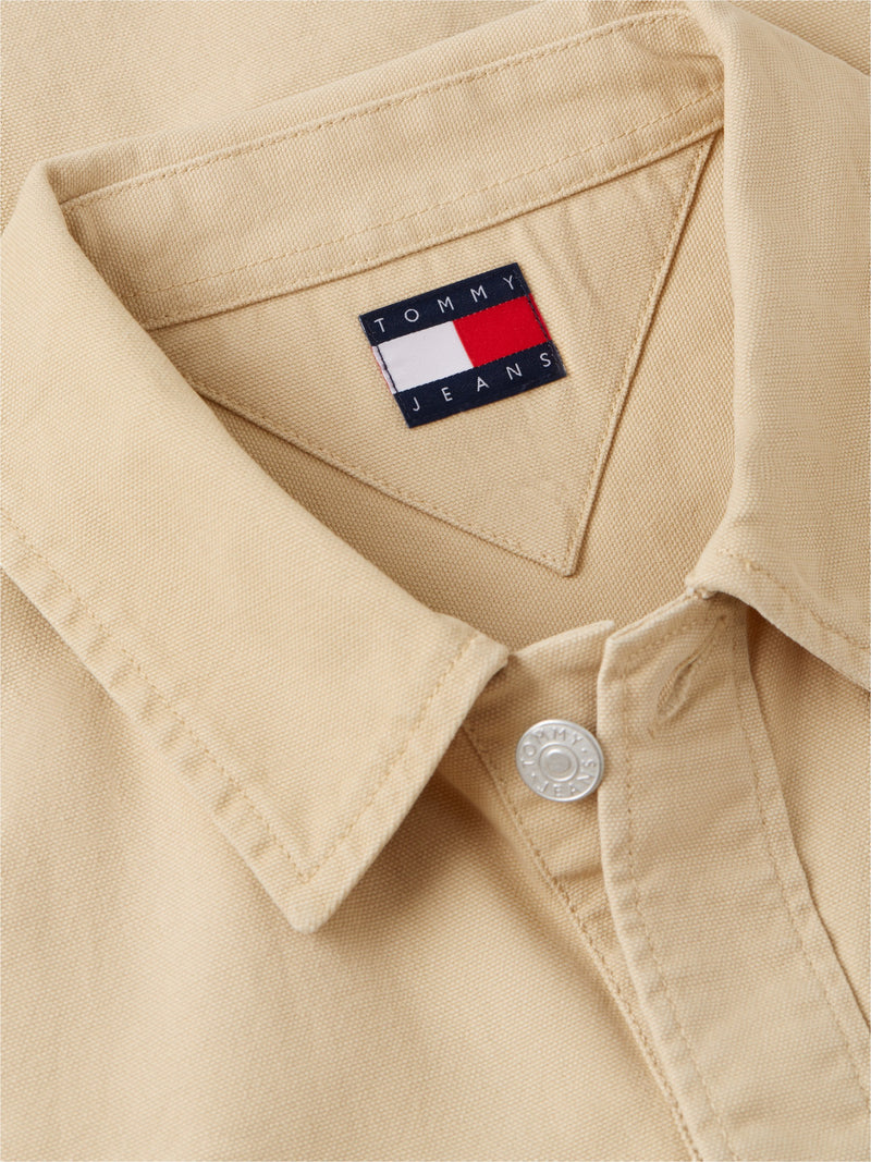 Oversized Fit Washed Overshirt Shirt