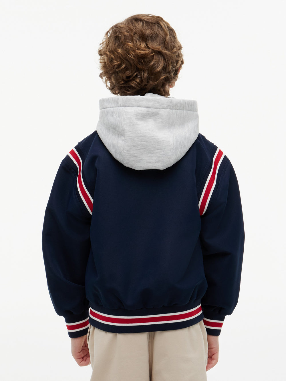 Kids Hooded Bomber Jacket