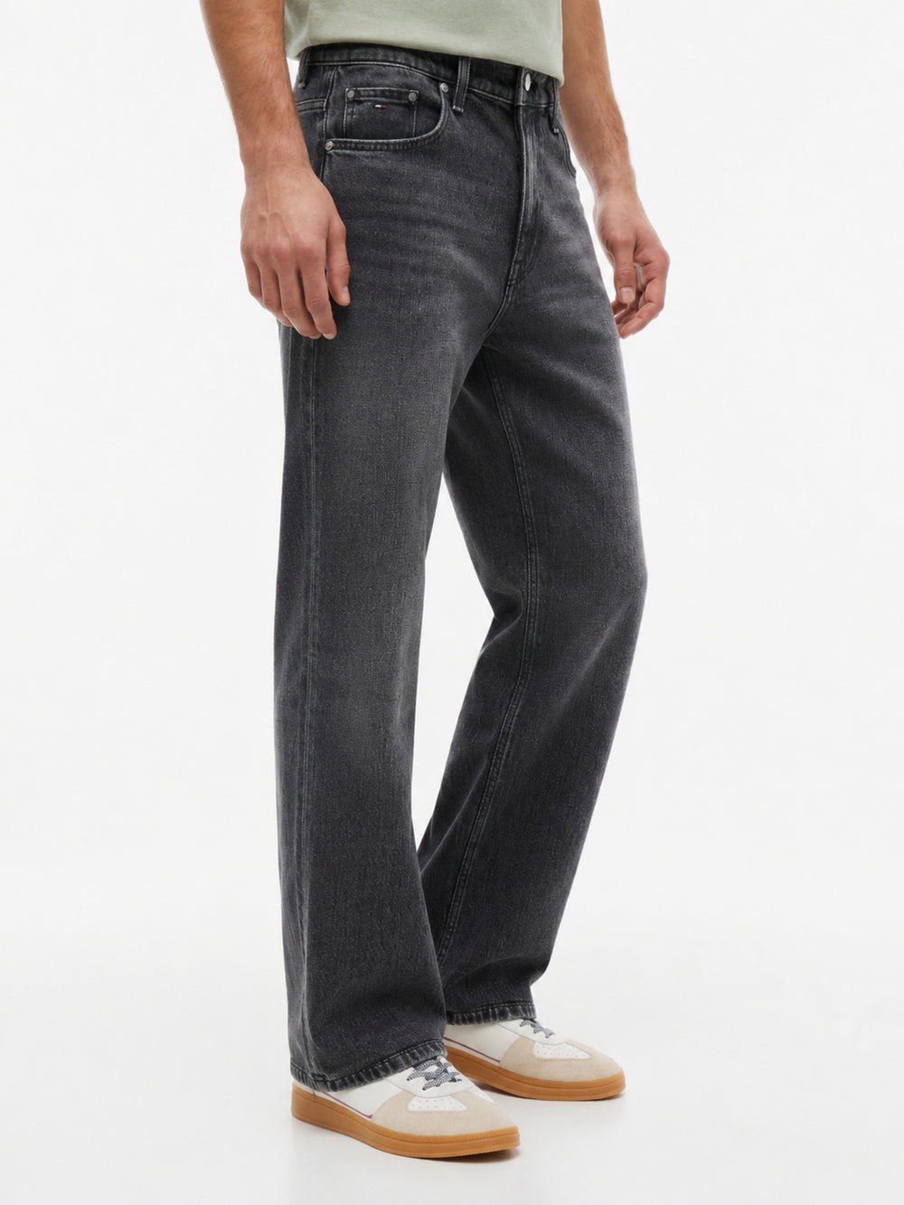 Jaimie Loose Washed Black Jeans