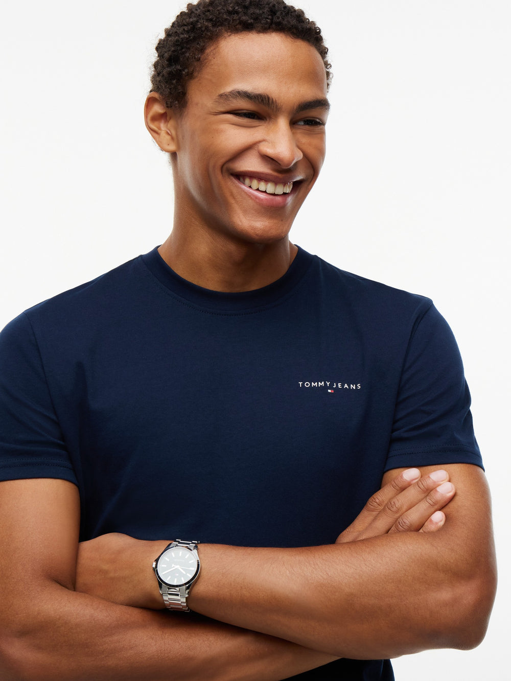 Slim Fit Linear Logo T-Shirt