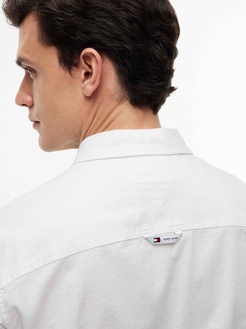 Slim Fit Solid Oxford Shirt
