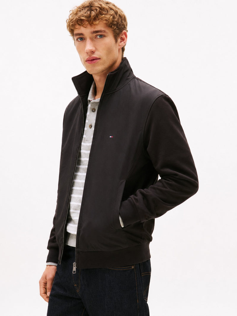 Regular Fit Mix Media Jacket