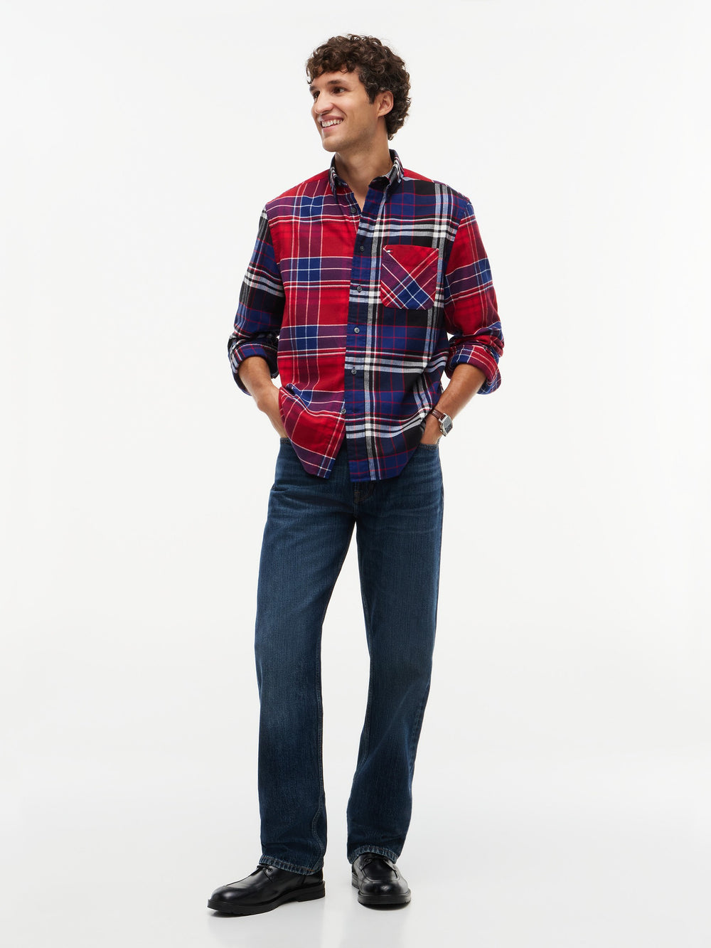 Relaxed Fit Check Flannel Shirt