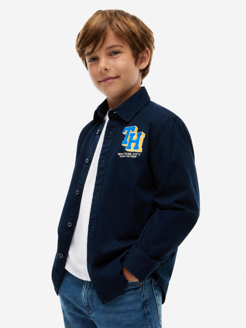 Kids Oxford Stretch Shirt