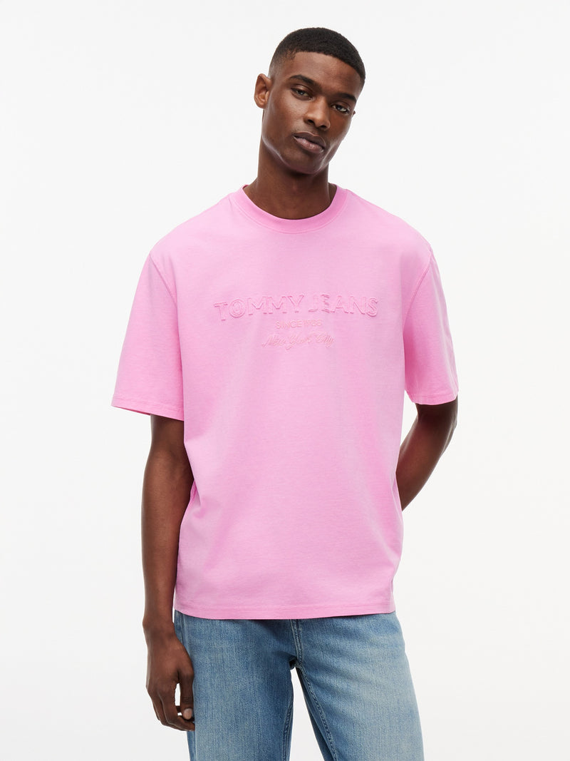 90S Fit Washed Patchwork T-Shirt