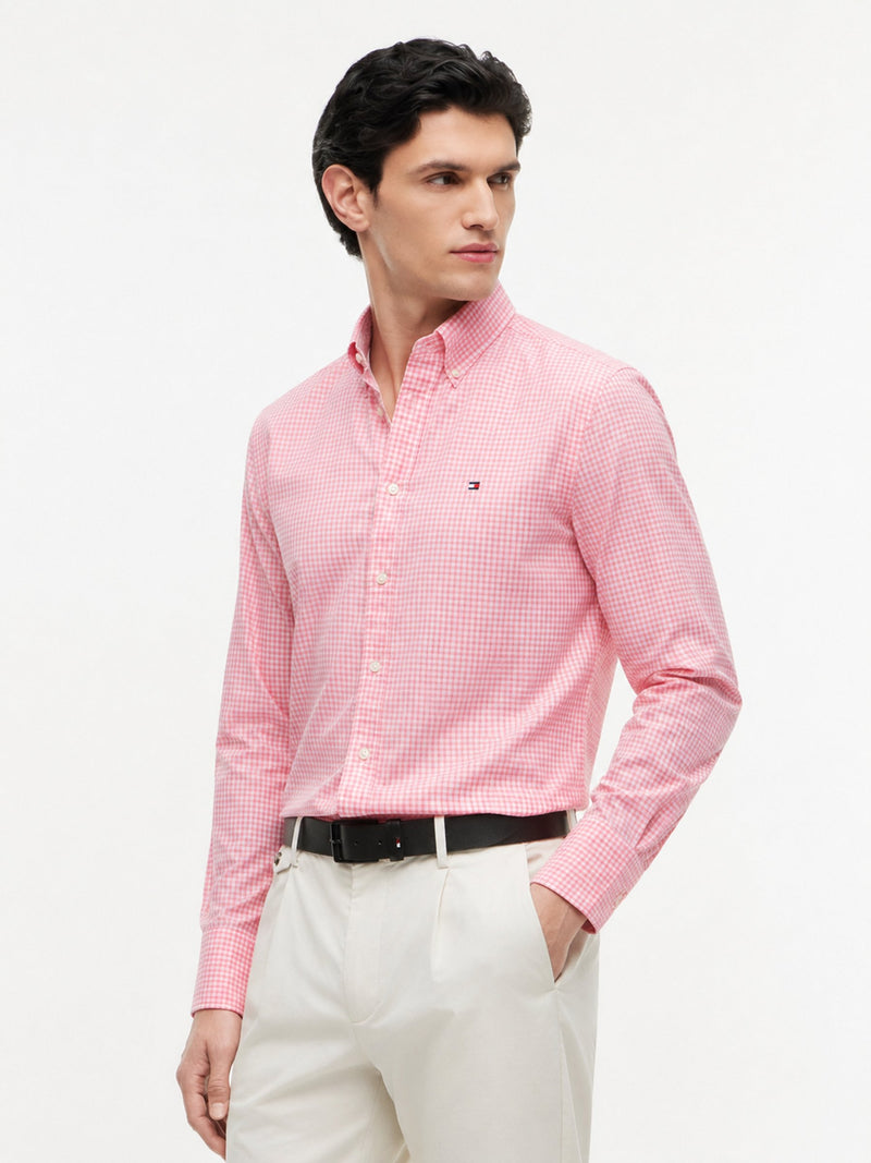 Regular Fit Check Poplin Shirt