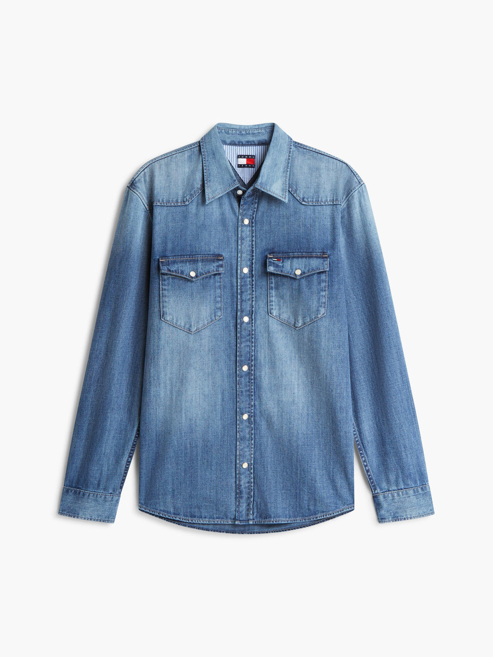 Regular Fit Washed Denim Shirt
