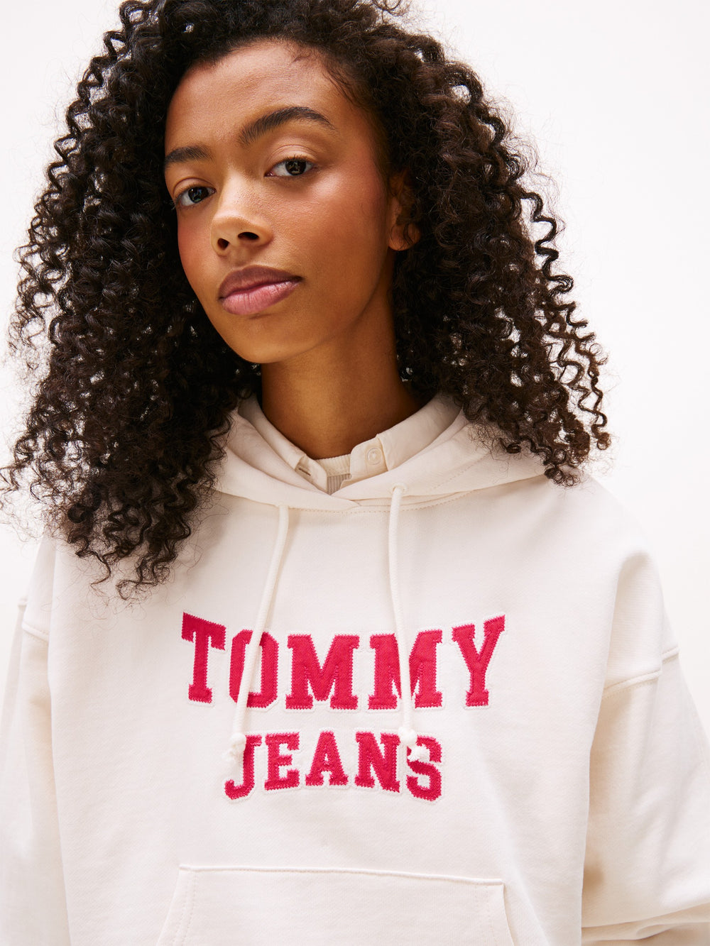 Relaxed Fit Terry Hoodie