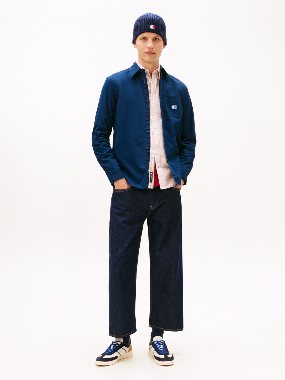 Regular Fit Washed Twill Shirt