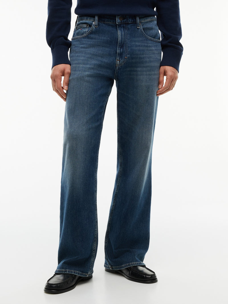 Men Ryan Bootcut Slim Bootcut Dark Wash Jeans