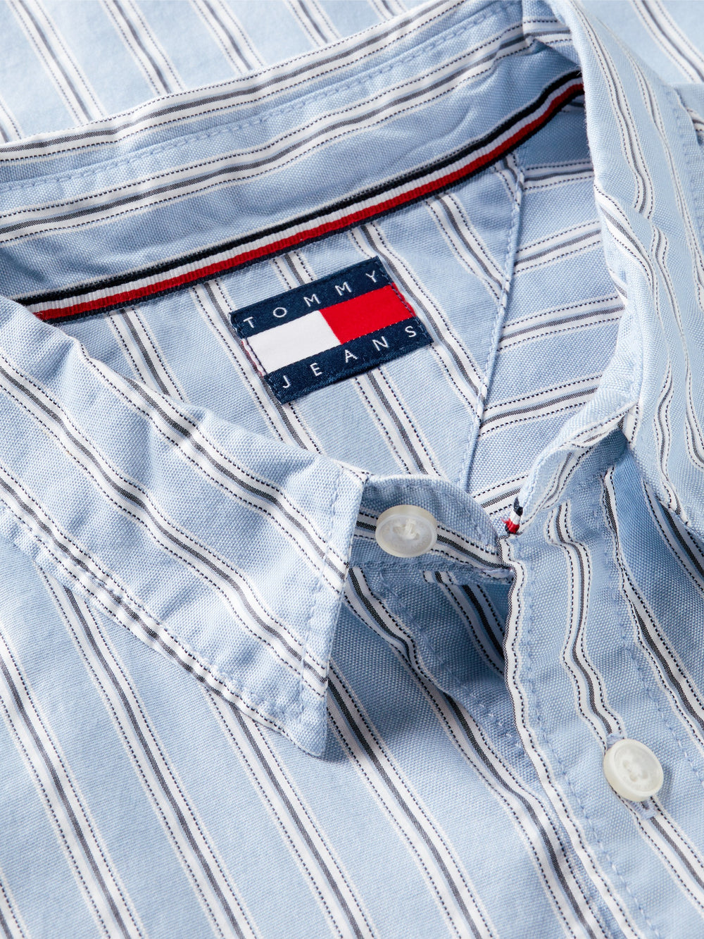 Boxy Fit Stripe Textured Shirt